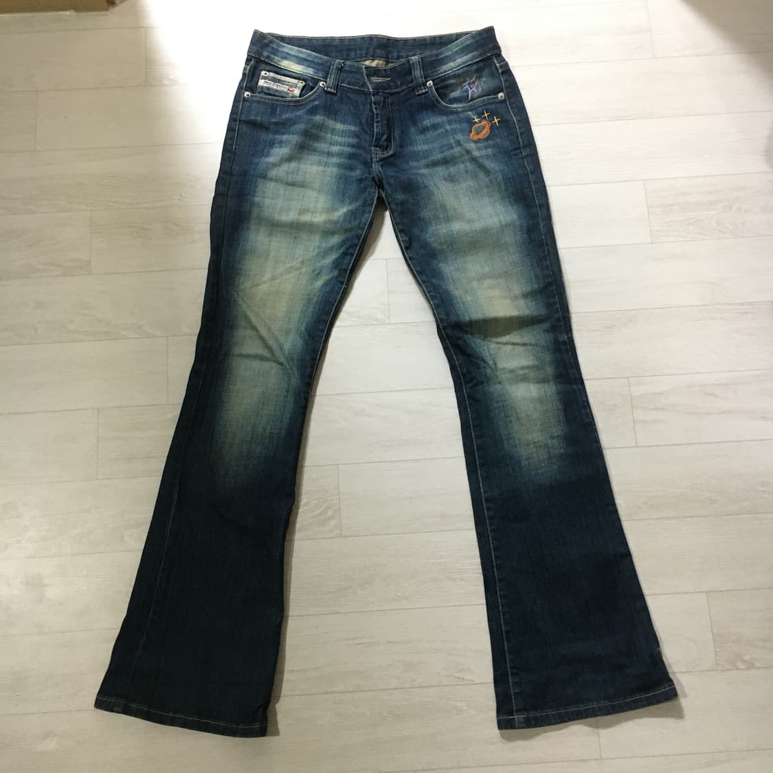 디젤 자수 부츠컷 데님 청바지 상품이미지5