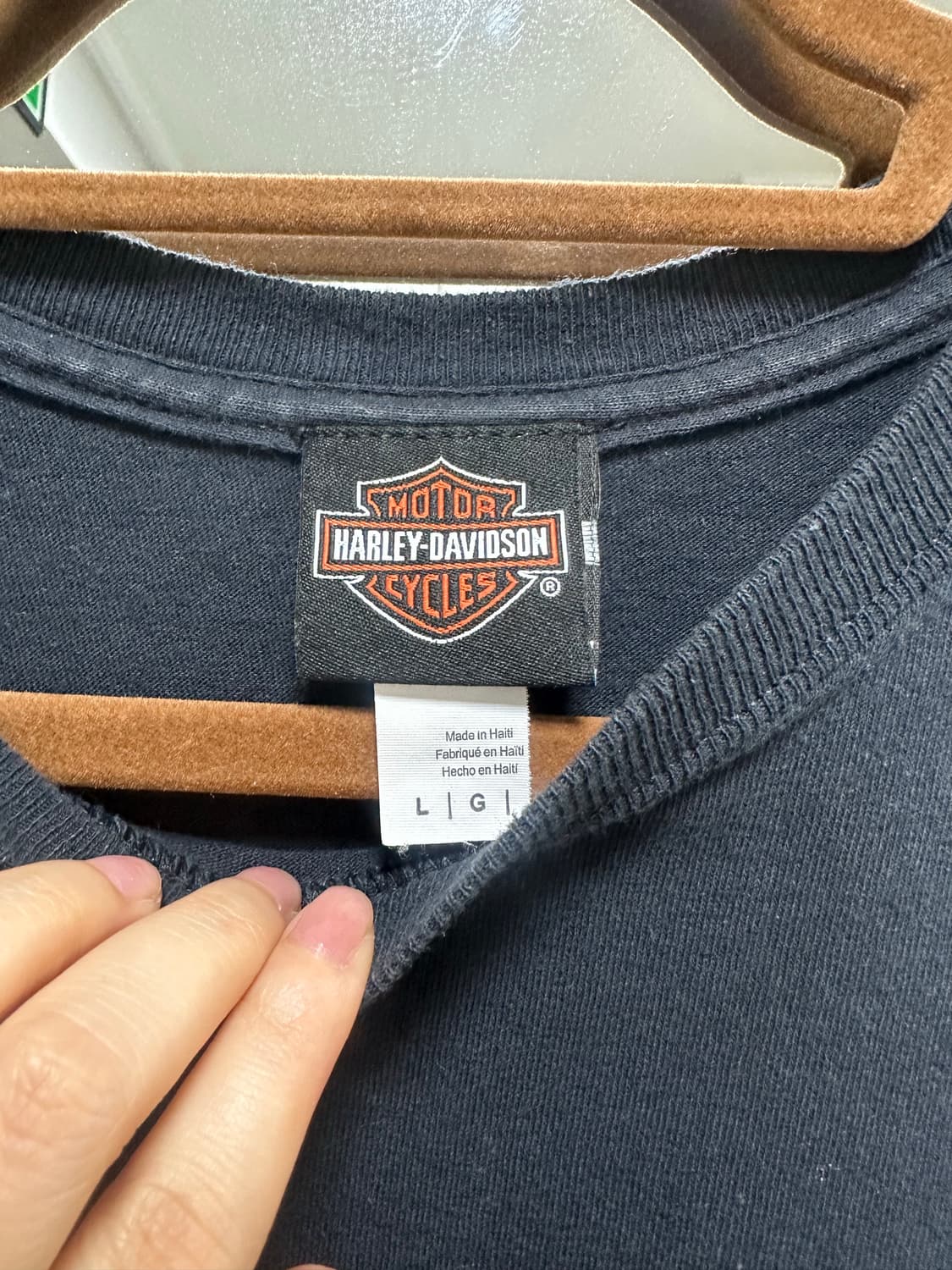 Harley davidson 빈티지 롱슬리브 T 상품이미지7