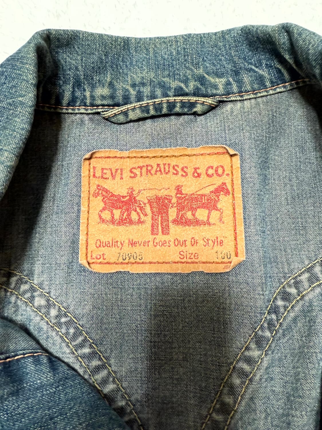 남여공용 리바이스 70905 데님 자켓 상품이미지4