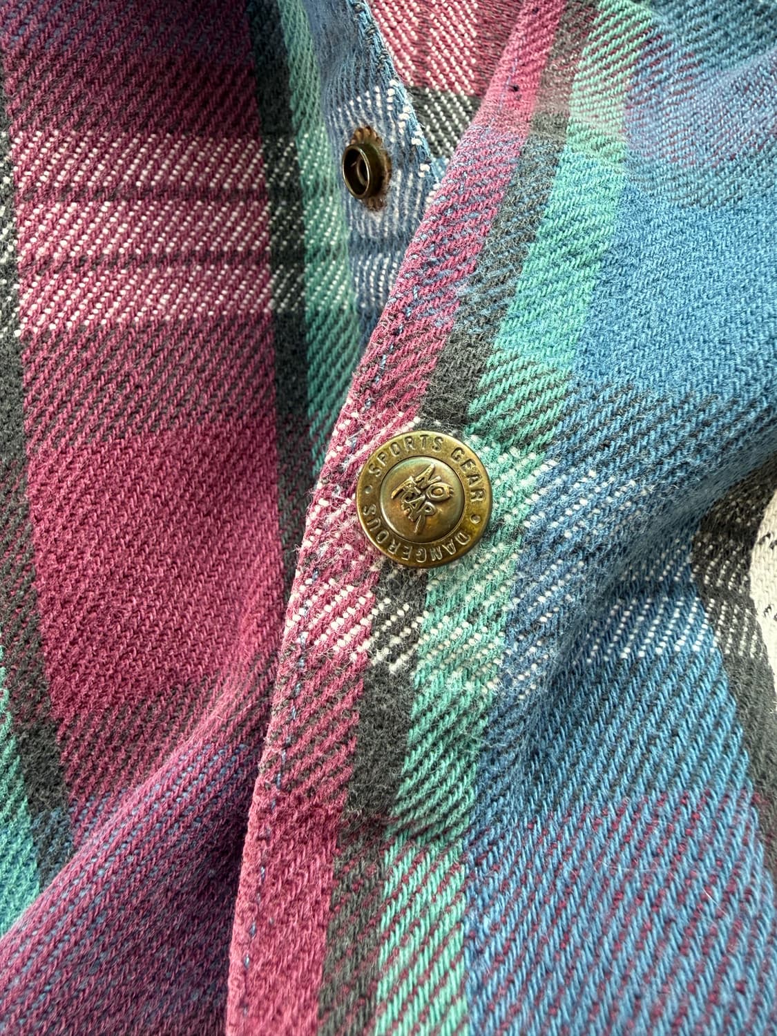 No Fear 노피어 90s 플란넬 후디 자켓 상품이미지9