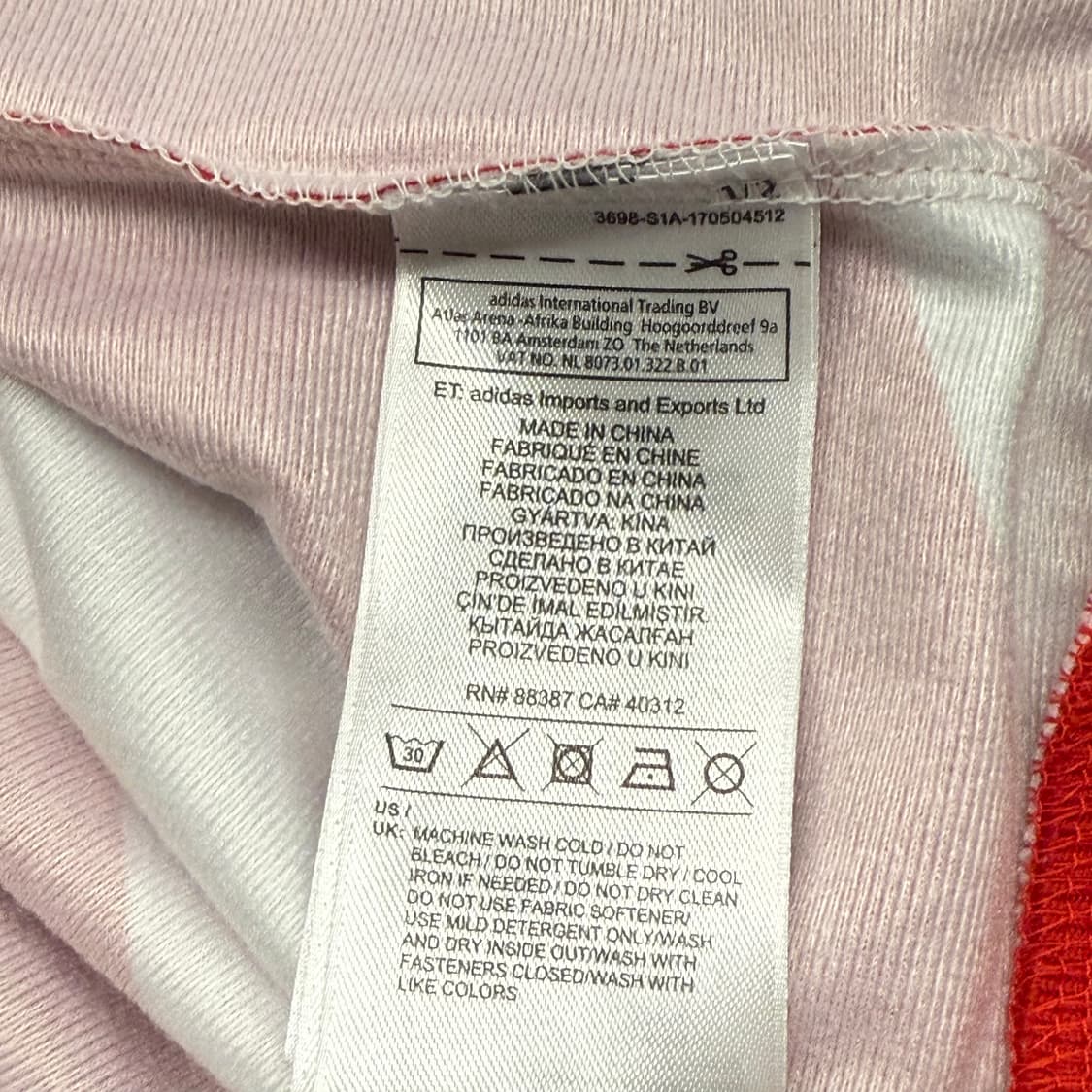 [정품/XS] 아디다스 삼선 트랙드레스 레드 화이트 b16 상품이미지6