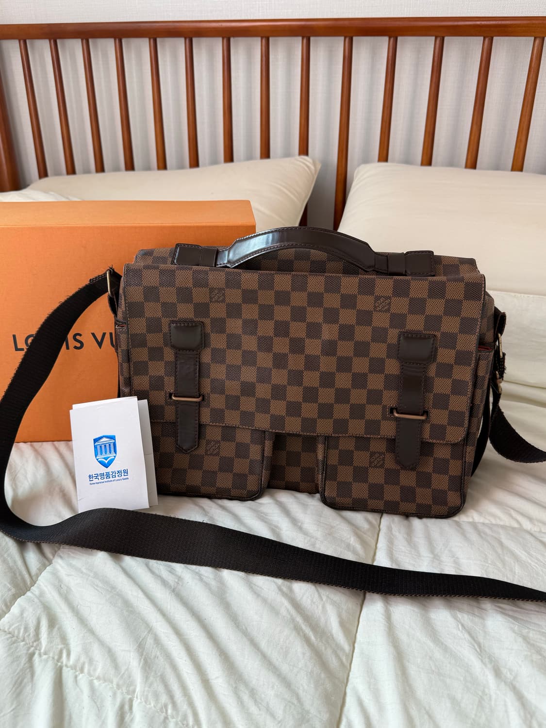 정품 루이비통 다미에 브로드웨이 크로스백 상품이미지1