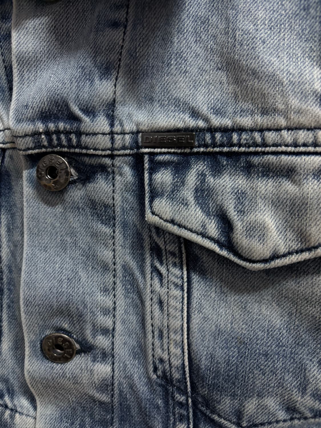 Diesel 디젤 데님 청자켓 상품이미지6