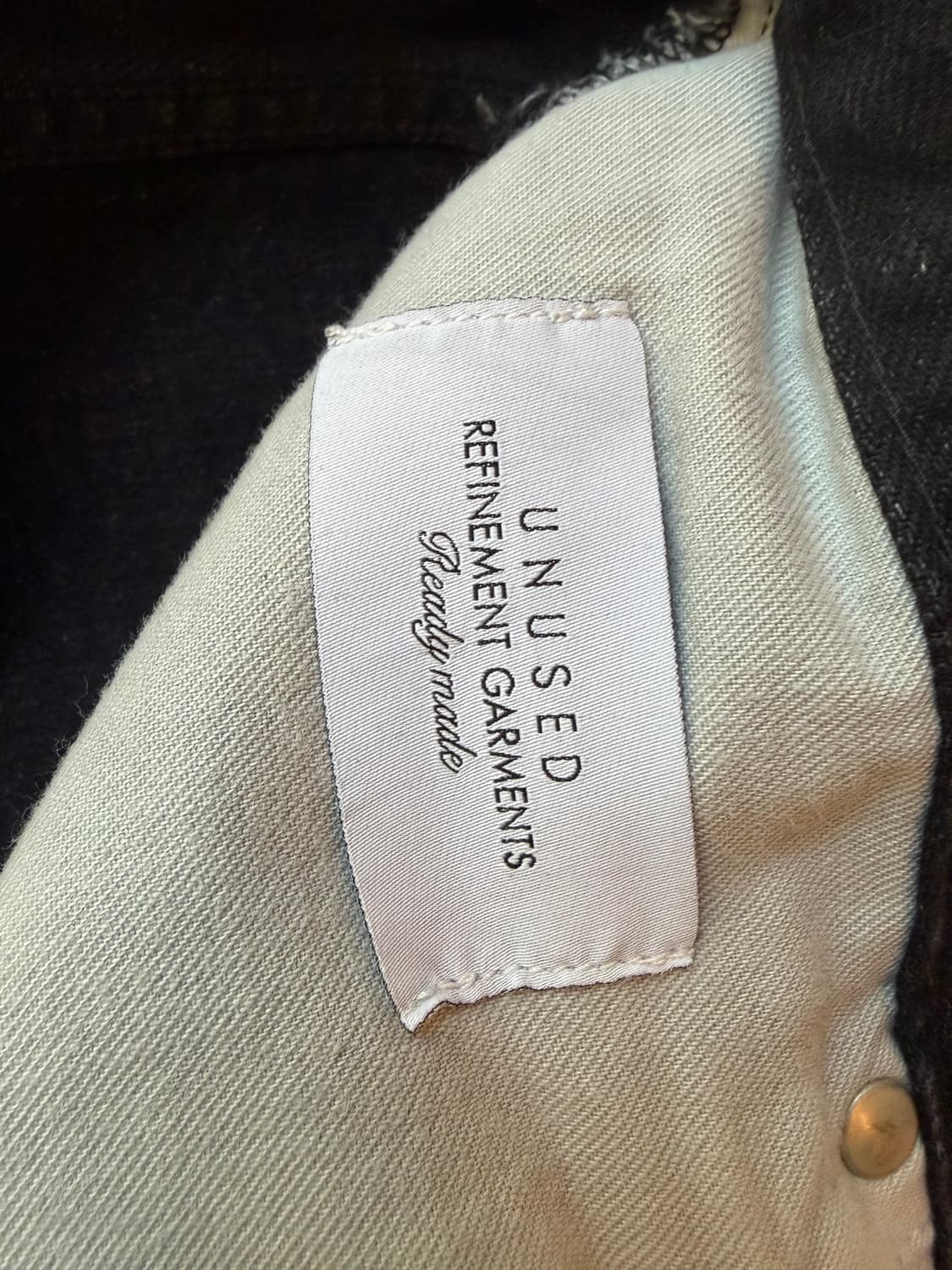 [2] 언유즈드 데님 부츠컷 블랙 흑청 상품이미지6