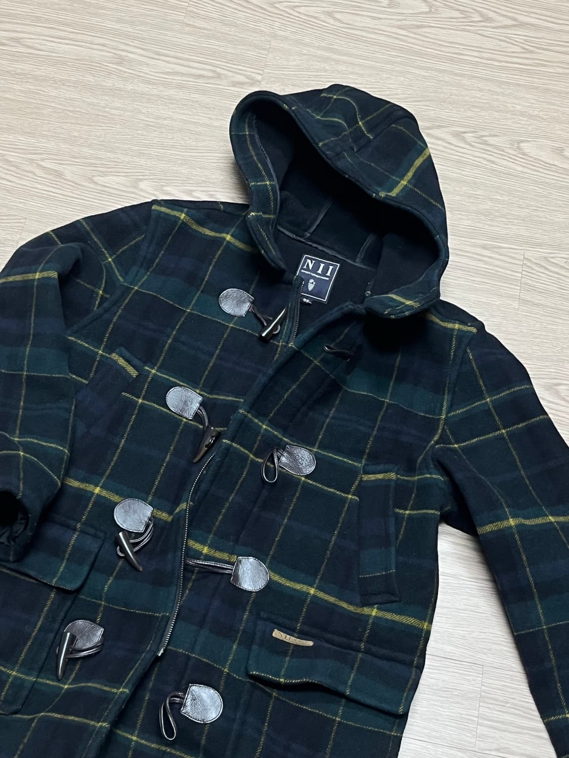 nii 니 체크 떡볶이코트 상품이미지4