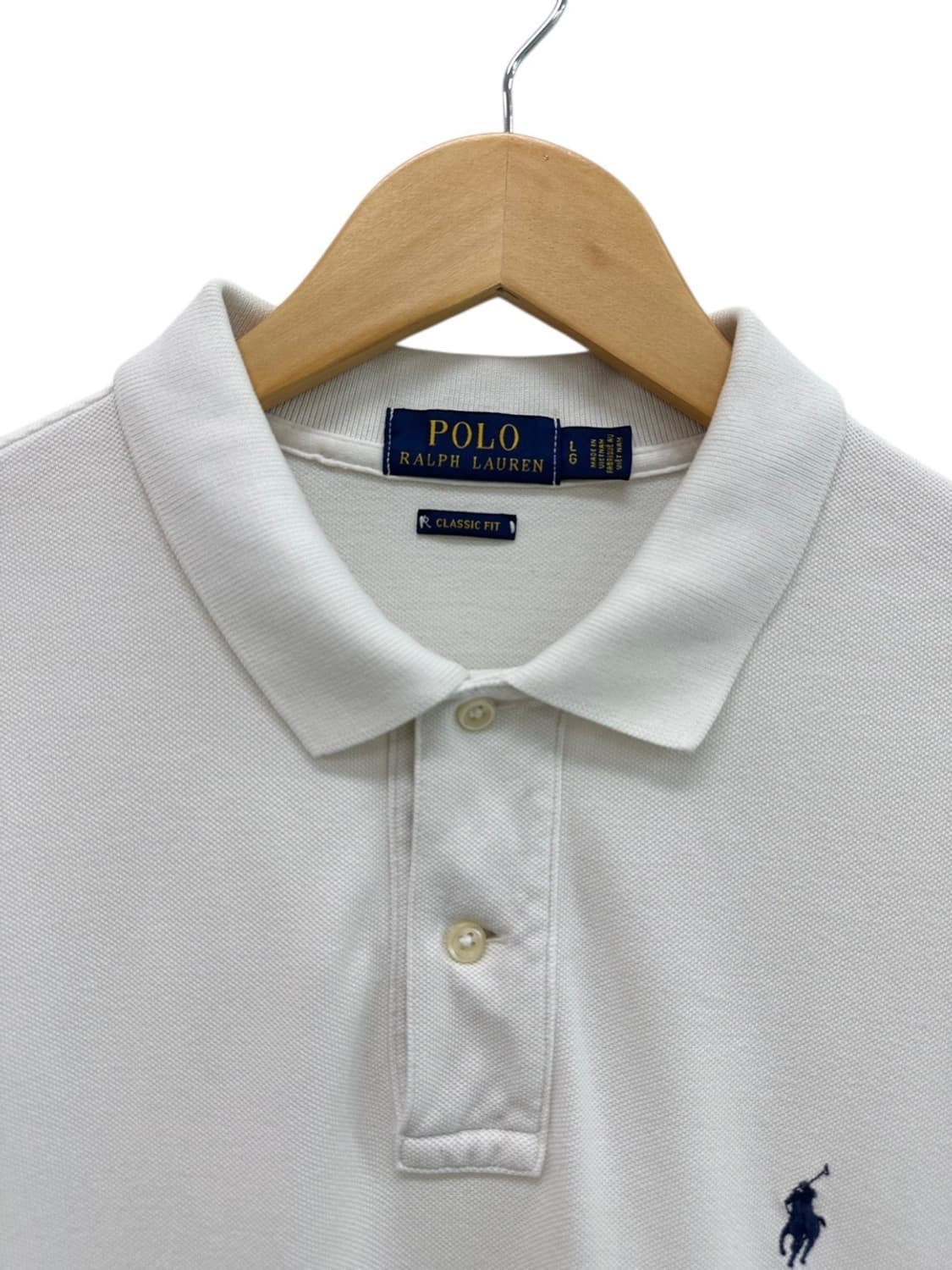 폴로 반팔 카라티 화이트 (L~XL)  상품이미지3
