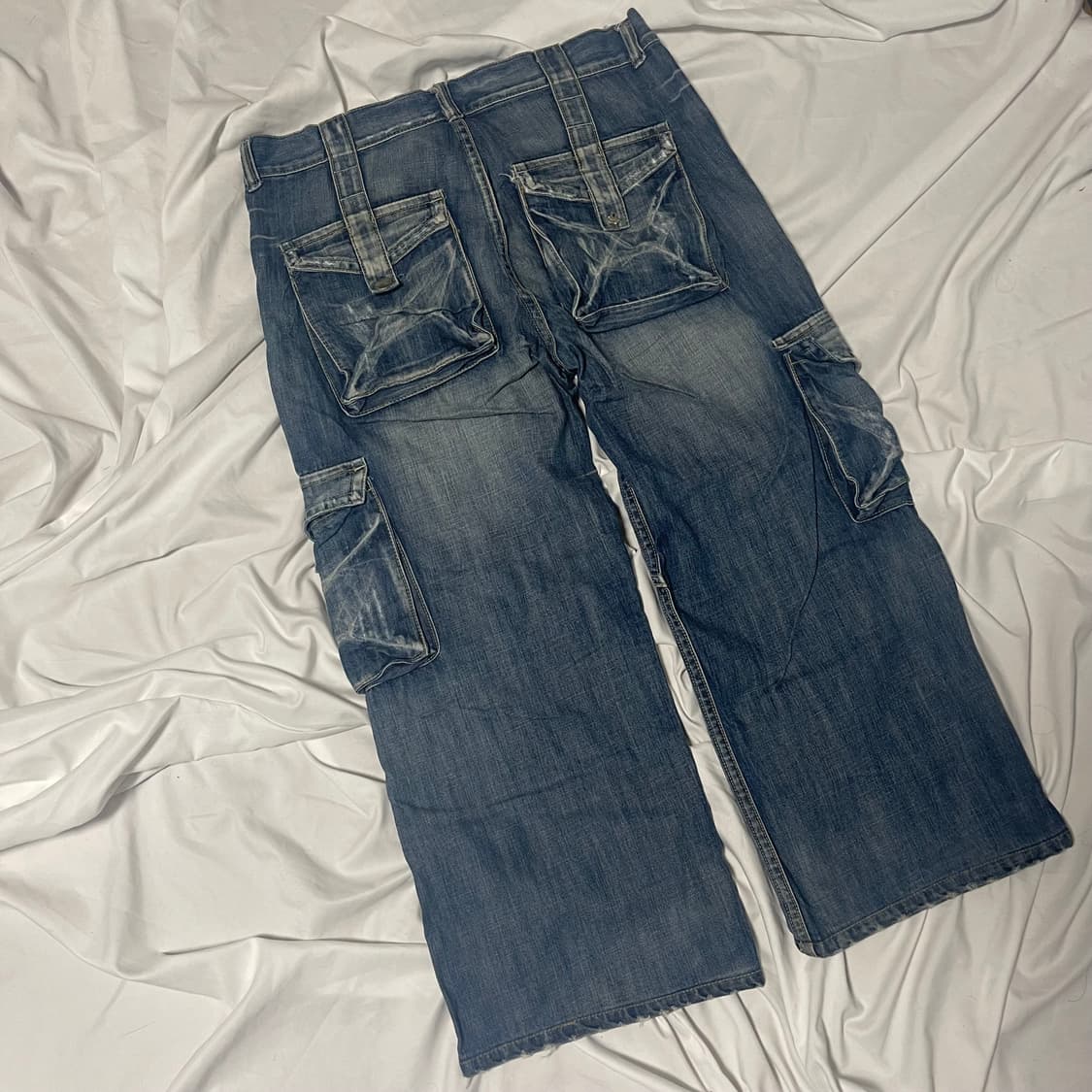 코니커니진스 워싱 데님 포켓팬츠 XL 상품이미지3