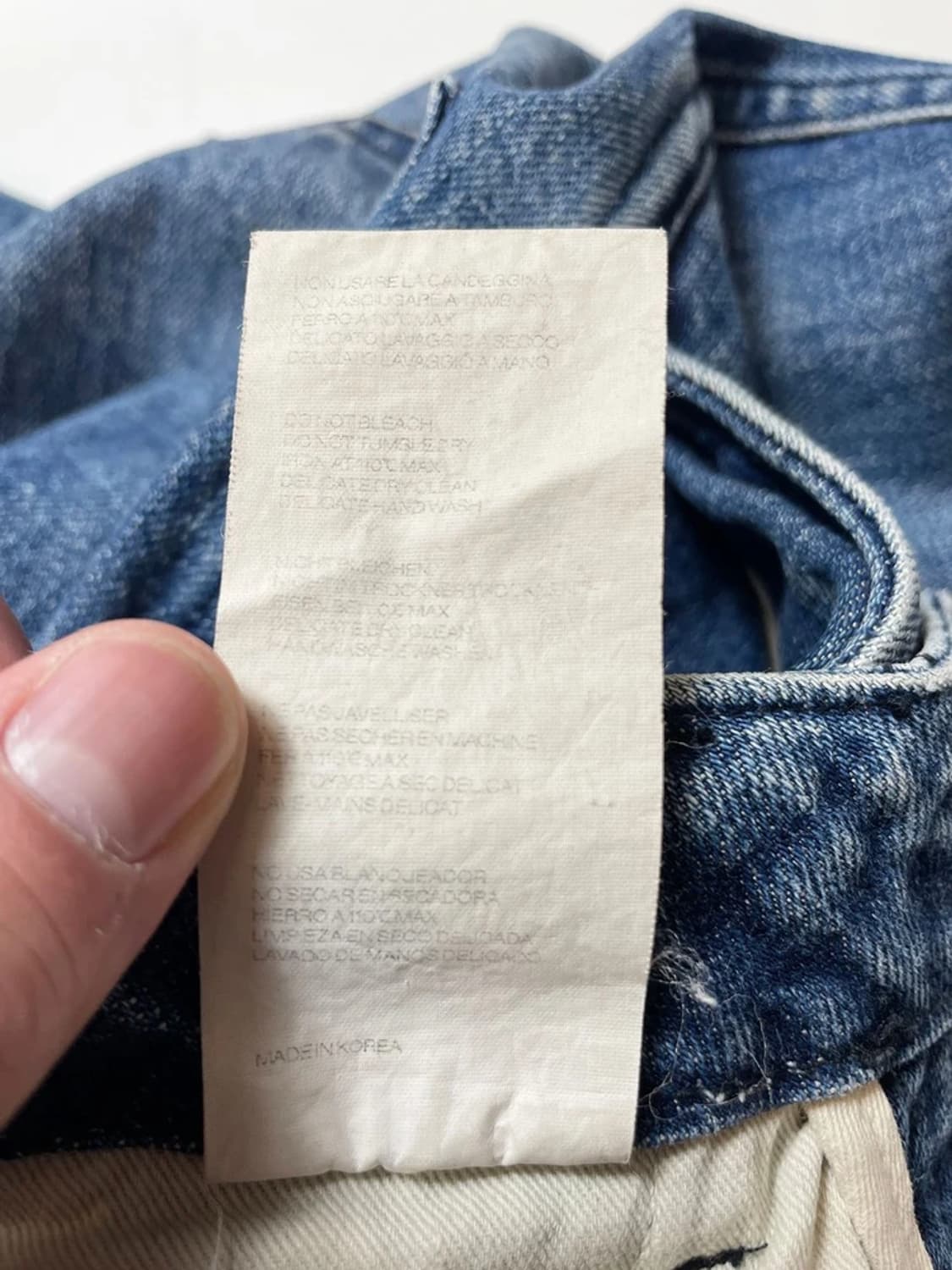 포터리 스트레이트 데님 팬츠 PN9282 상품이미지7