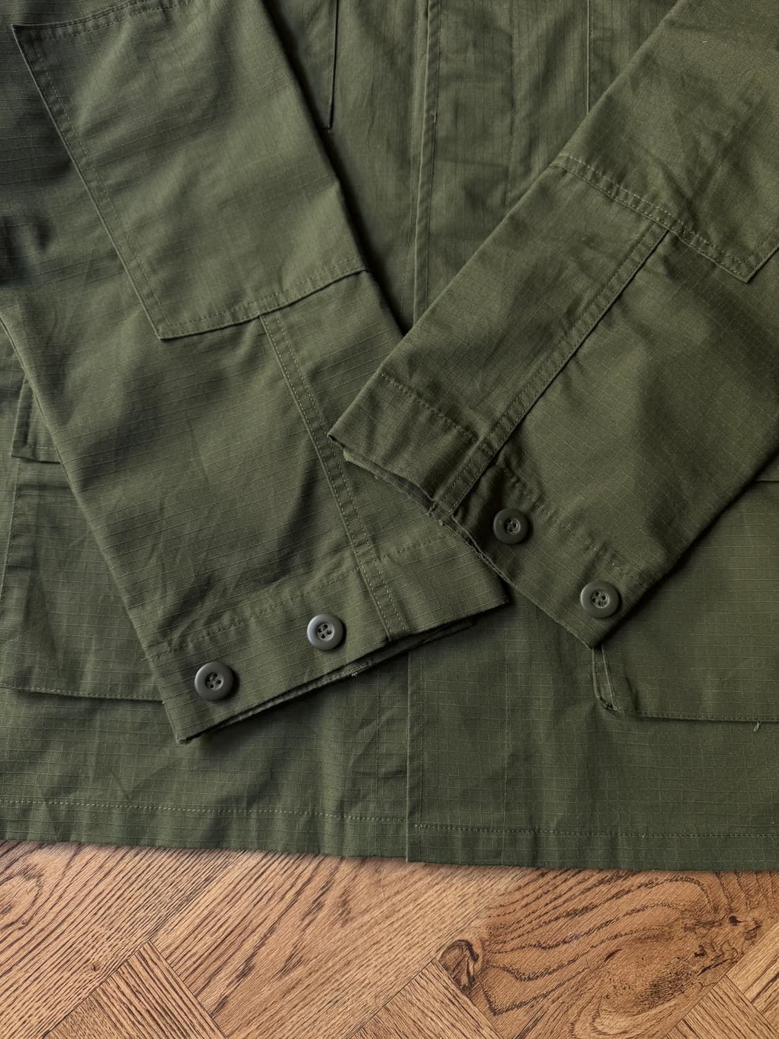[L]오리지널 U.S ARMY 올리브그린 립스탑 BDU 필드 자켓 상품이미지4