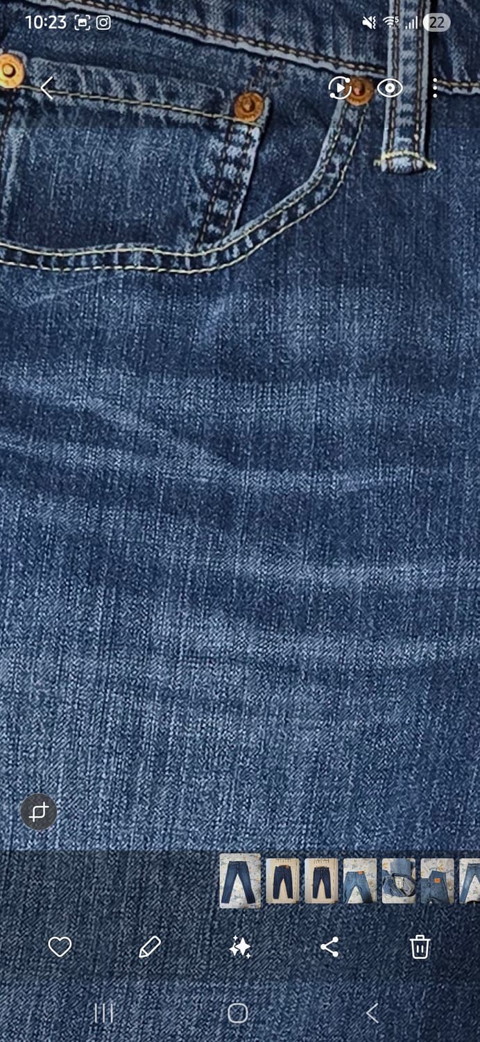 리바이스 502 청바지 W33 L32 중청 상품이미지6