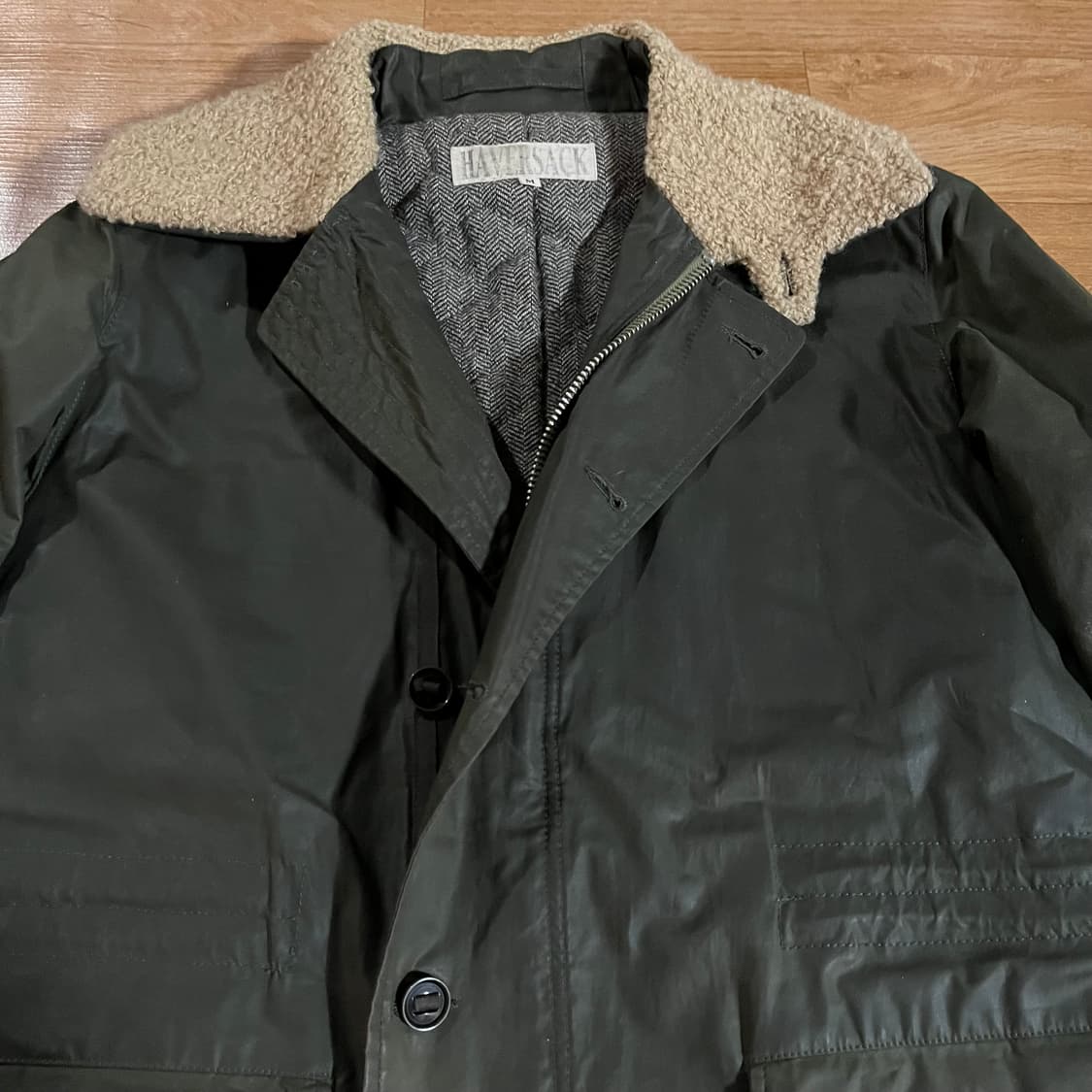 [97] 하버색 왁스코팅 코트 상품이미지4