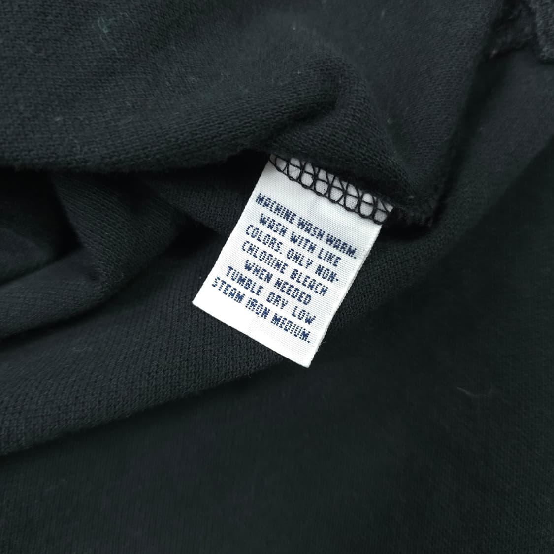 폴로 랄프로렌 자수로고 코튼 반팔카라티 블랙 (M) 상품이미지5