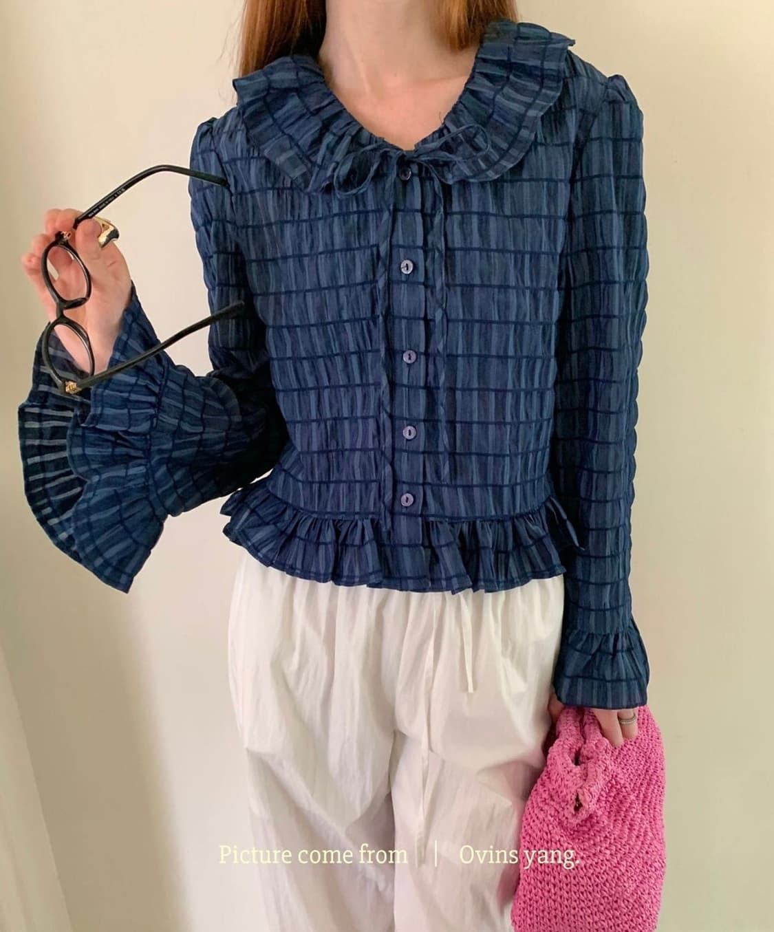 ovins yang 브랜드 french frill shirt 상품이미지2