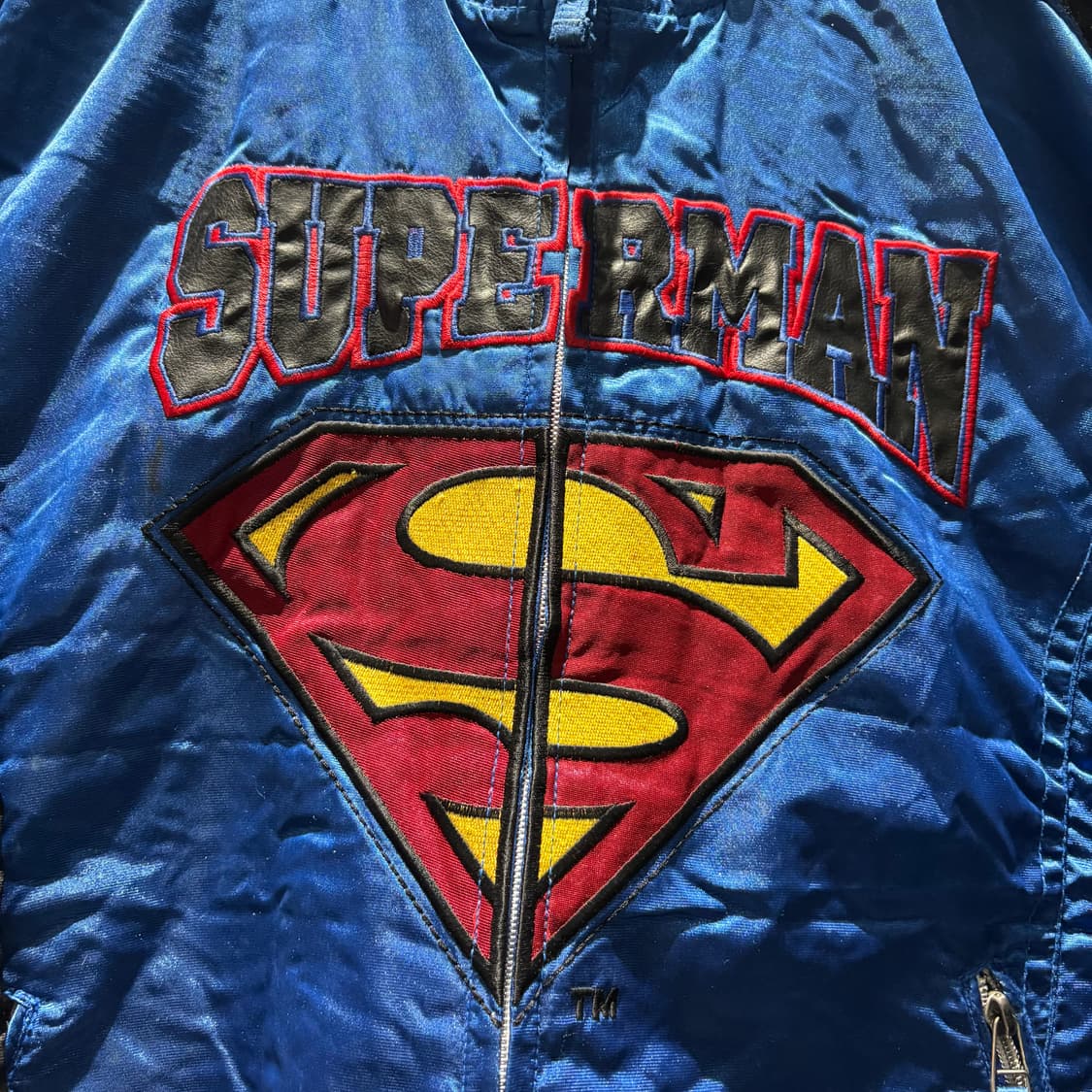 빈티지 슈퍼맨 바시티 봄버자켓 상품이미지3