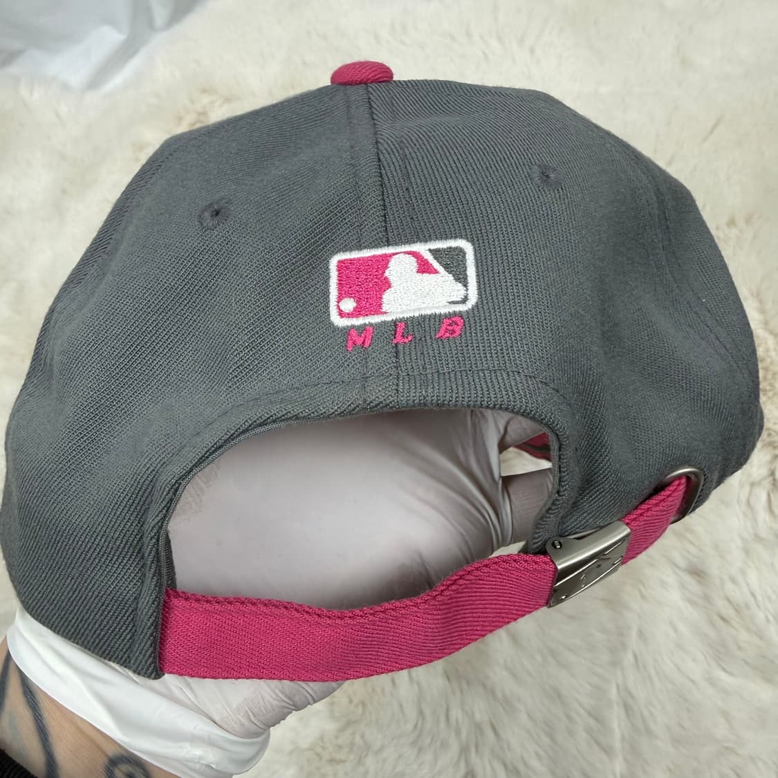 F) MLB 필라델피아 볼캡 핑크 상품이미지4