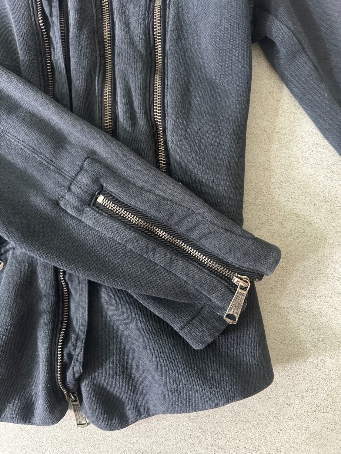 빈티지 디젤 코튼 바이커 자켓 상품이미지3