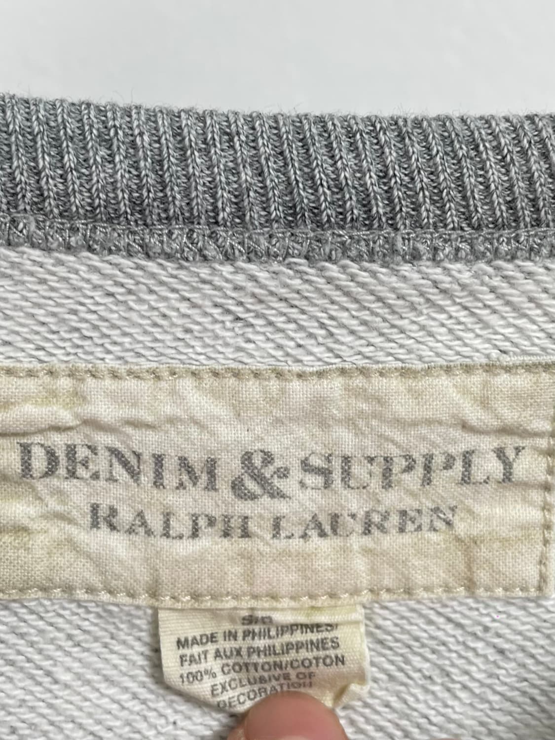 폴로 데님앤서플라이 마린 맨투맨 (on.549) 상품이미지4