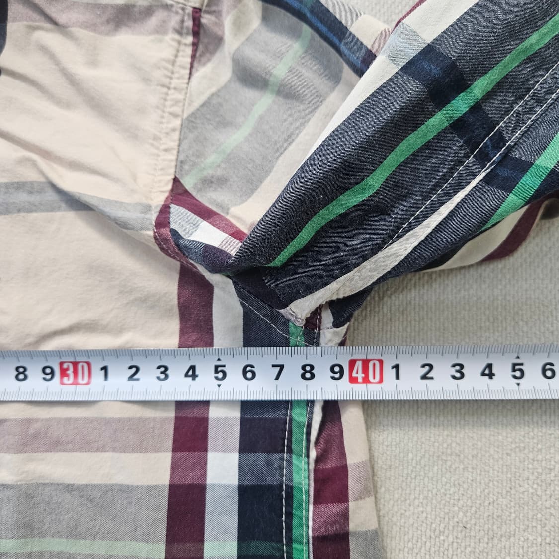 130 빈폴 키즈 체크 셔츠 (단추없음)0402Y 상품이미지8