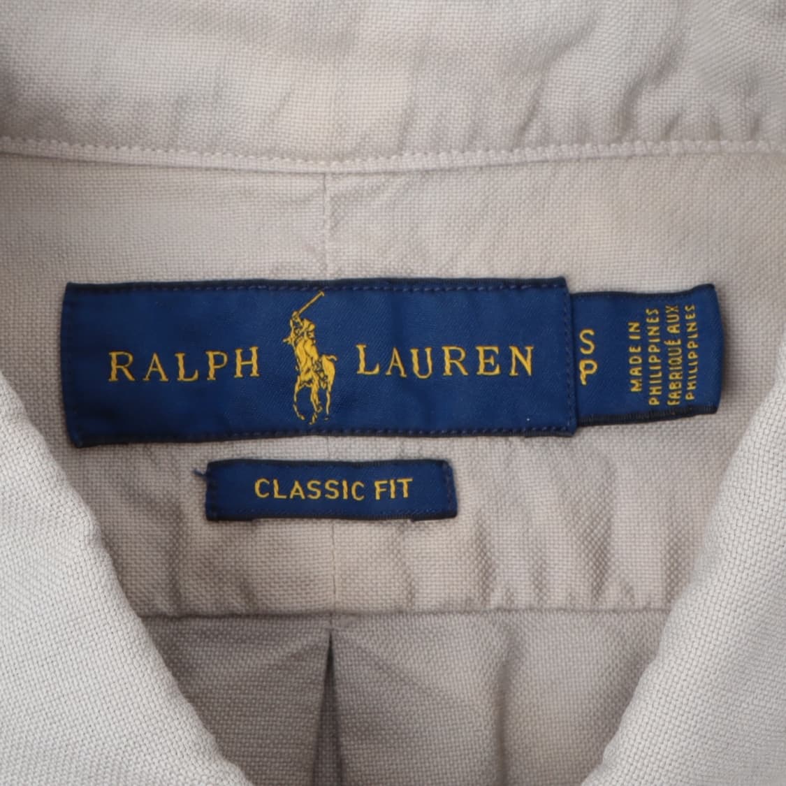 폴로 랄프로렌 옥스포드 라이트 베이지 클래식핏 셔츠 상품이미지8