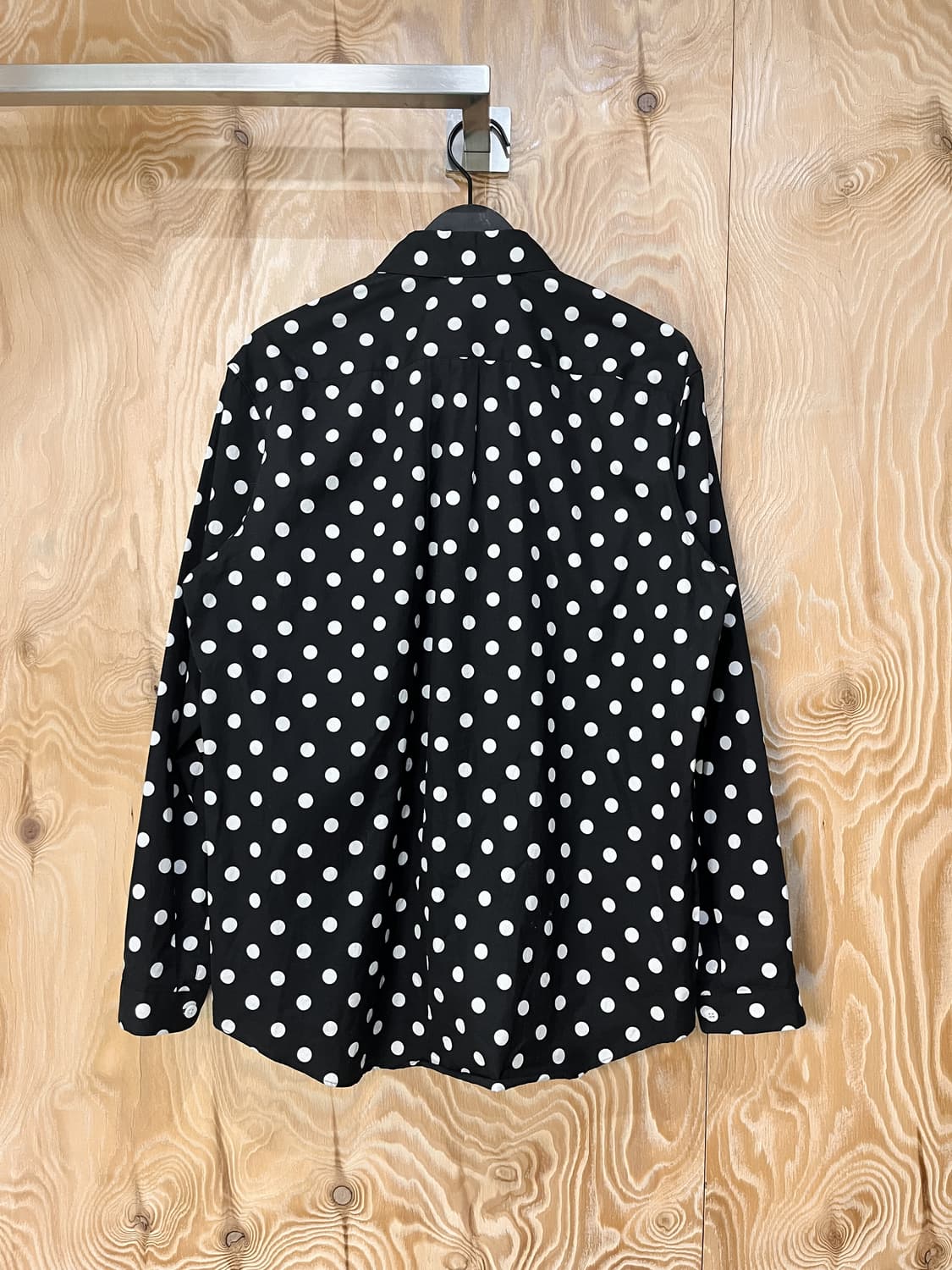 디가웰 블랙 폴카 도트 셔츠 상품이미지3