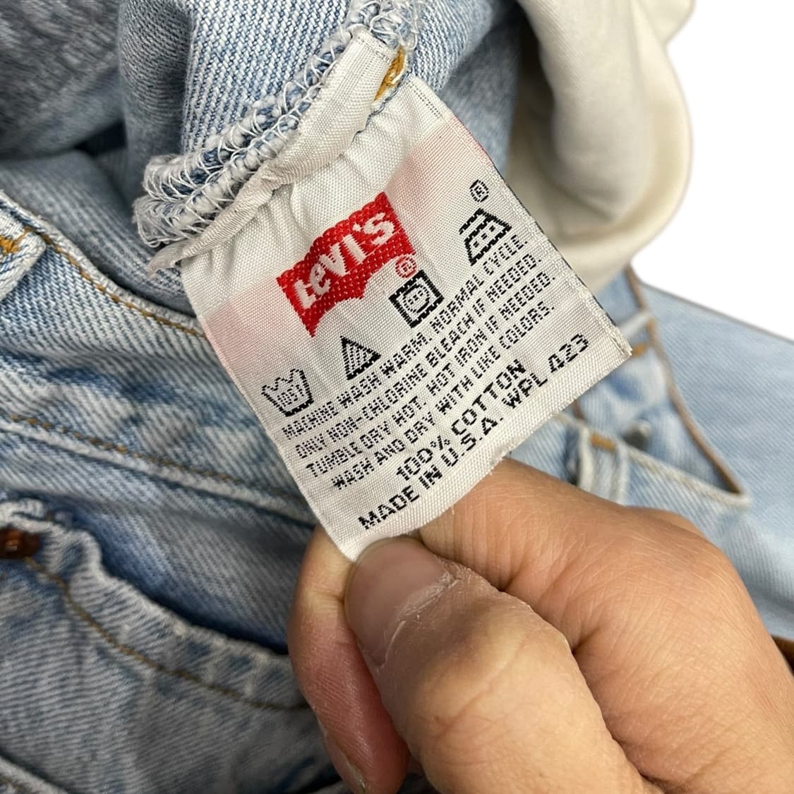 90s 리바이스 501 연청 made in usa 상품이미지6