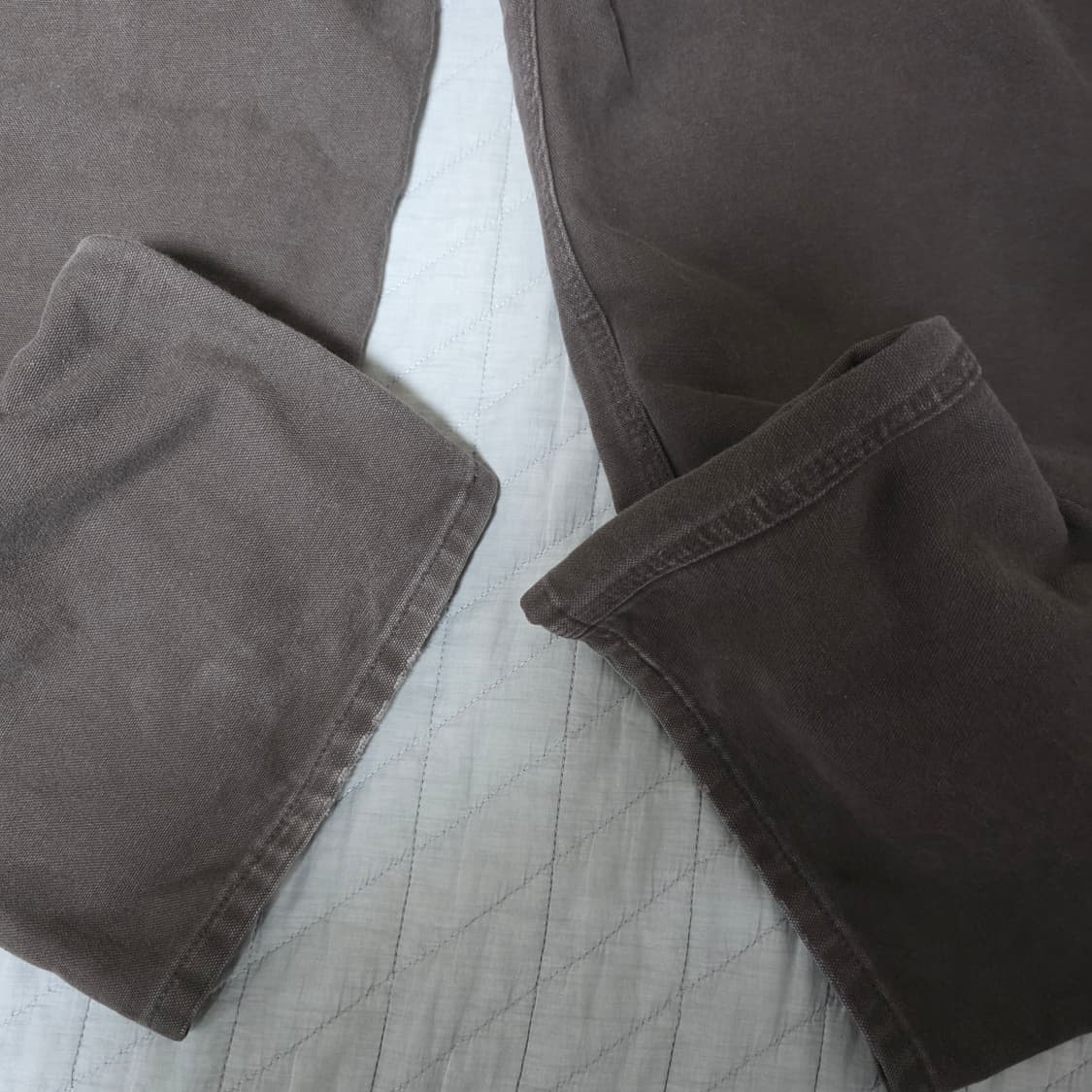 [42X32] 빈티지 칼하트 더블니 B136DKB 워크팬츠 페인트 DK3 상품이미지7