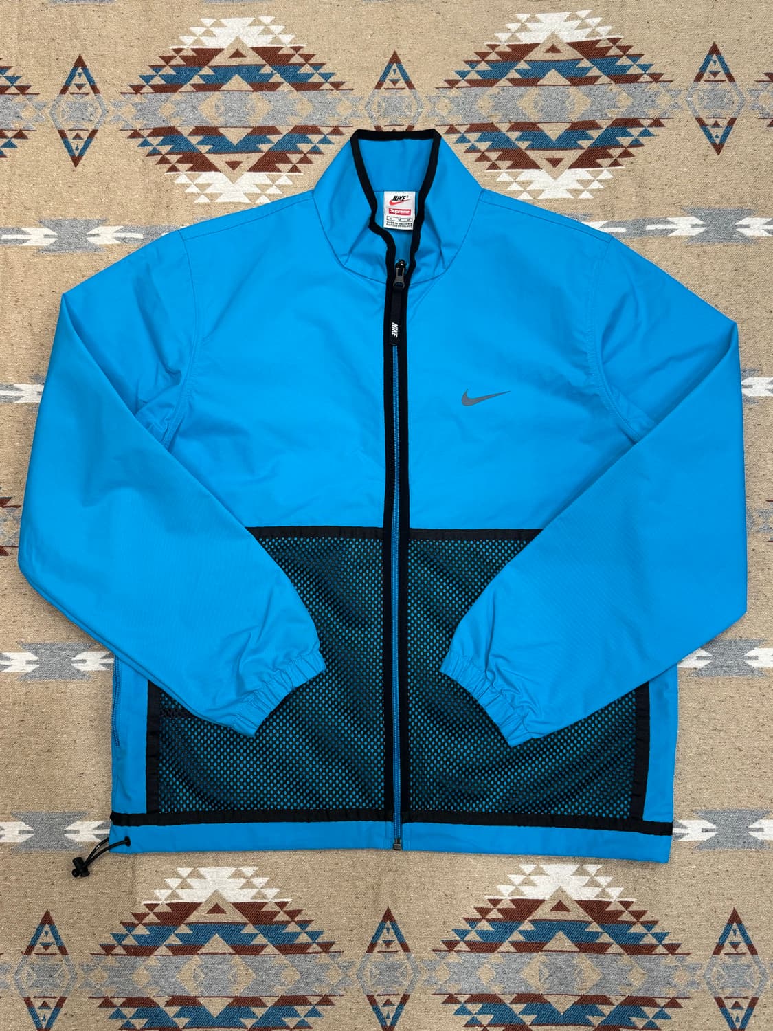 [M][100] 슈프림 x 나이키 트레일 런닝 자켓 블루 상품이미지4