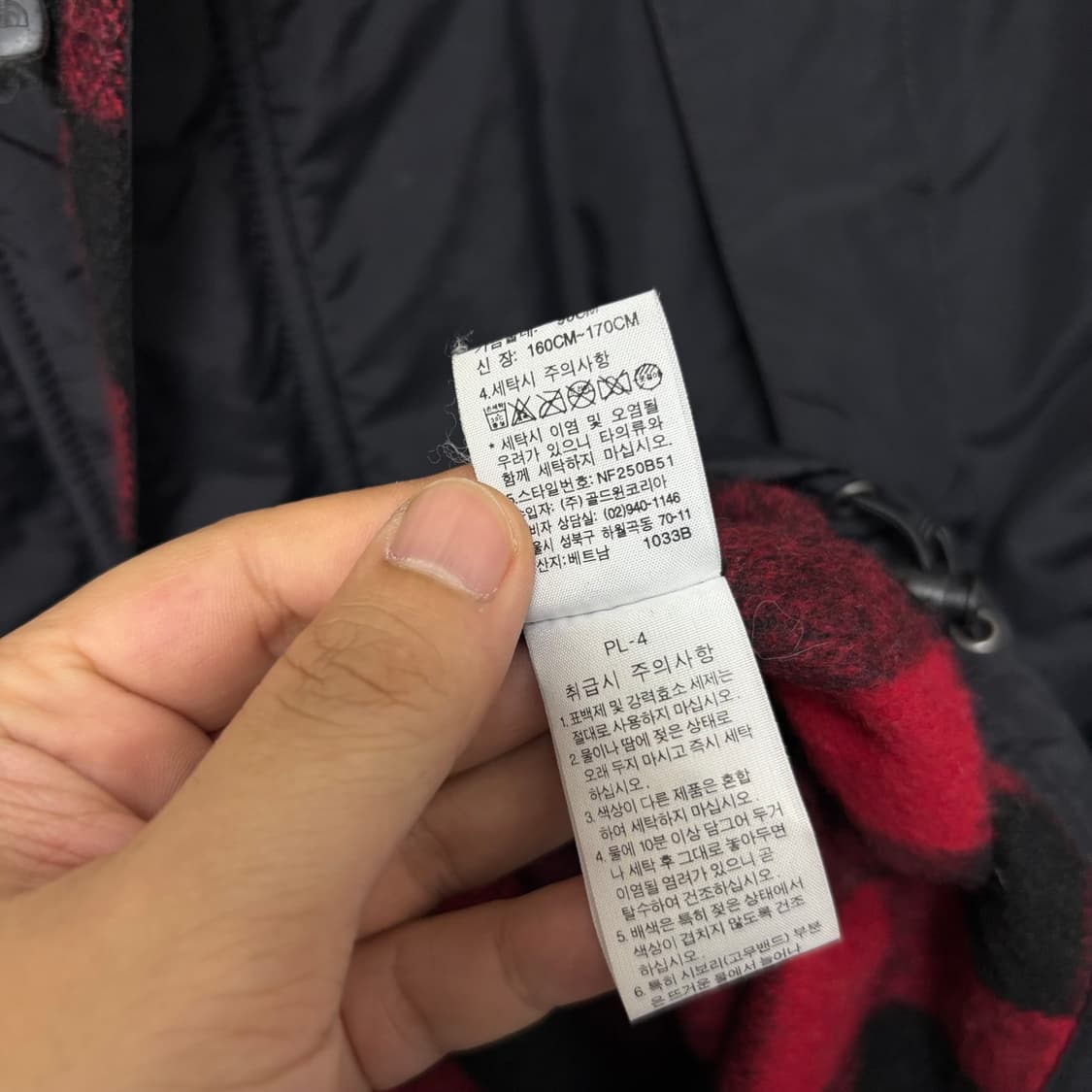 노스페이스 블랙 후디 자켓 상품이미지6