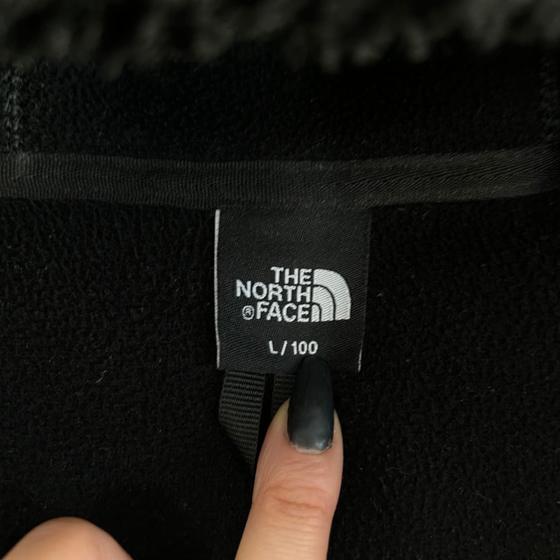 The north face 노스페이스 블랙 후리스 집업 상품이미지6