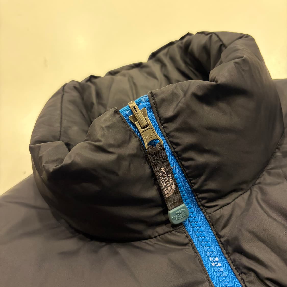 [95] 노스페이스 눕시 700 구스 다운 파란색 패딩 B801 상품이미지4