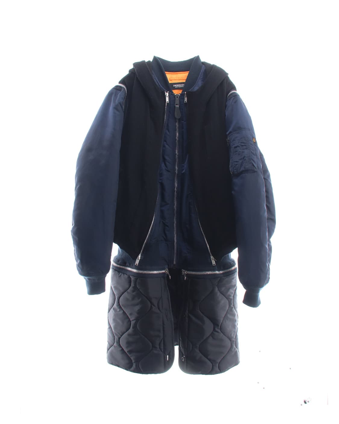 언더커버 x 알파 인더스트리 도킹 울 슈링크 MA-1 상품이미지1