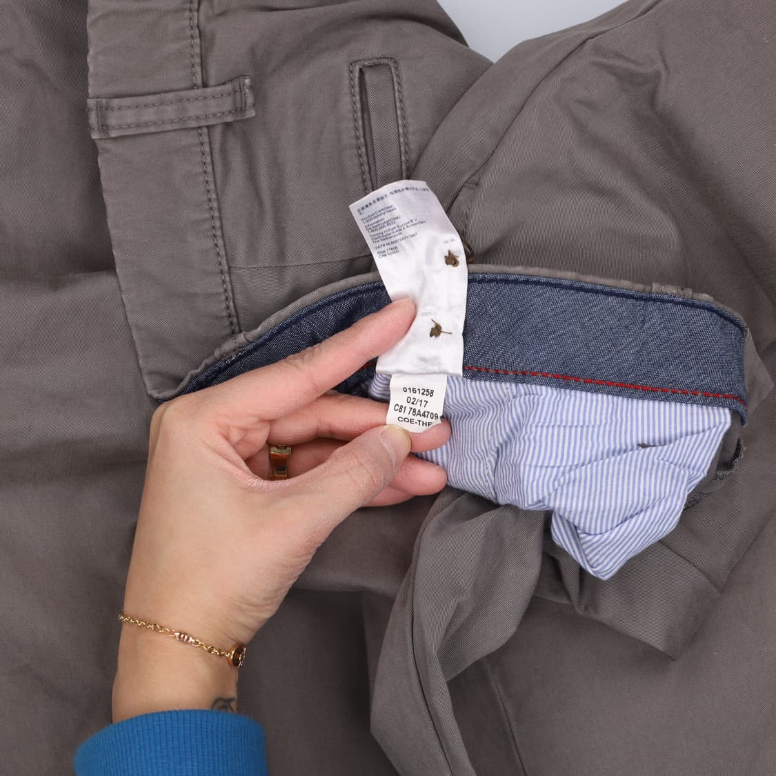 33/32 타미힐피거 슬림핏 코튼팬츠 0202H2 상품이미지4