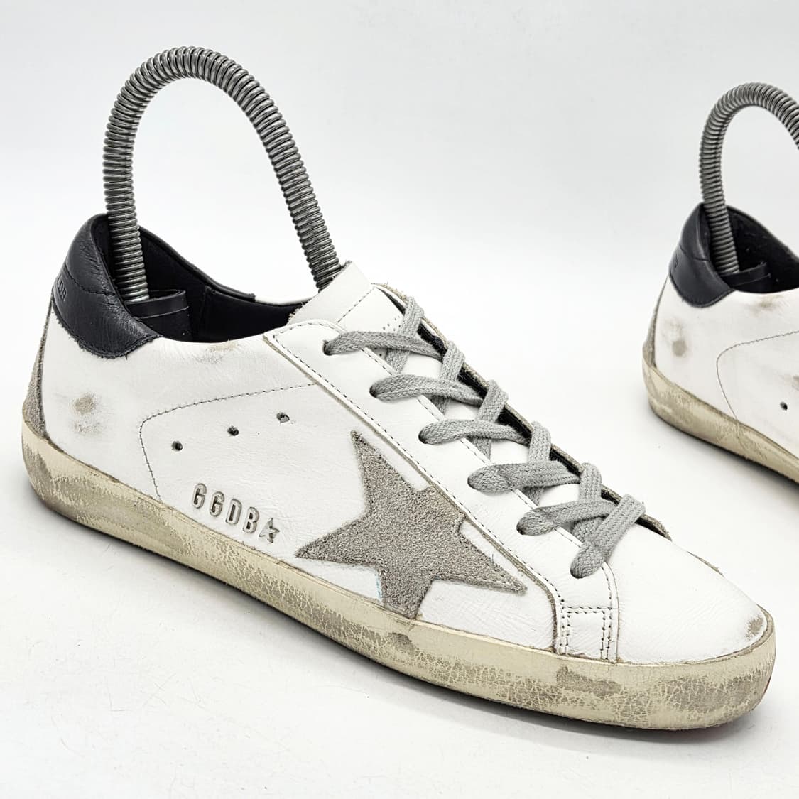 골든구스 우먼스 슈퍼스타 흰/검 (35) 상품이미지5