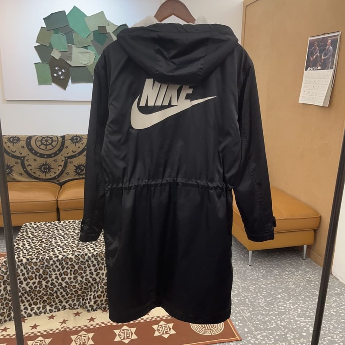 나이키 올드스쿨 스트링 슬림핏 양털 돕바 패딩 S C08856 상품이미지4