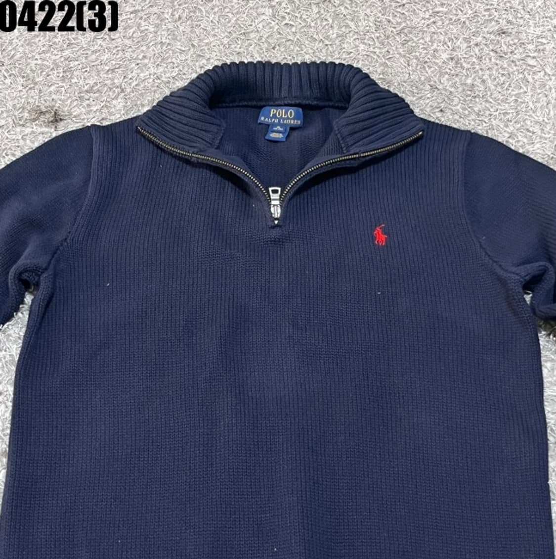 폴로 랄프로렌 니트 반집업 상품이미지2