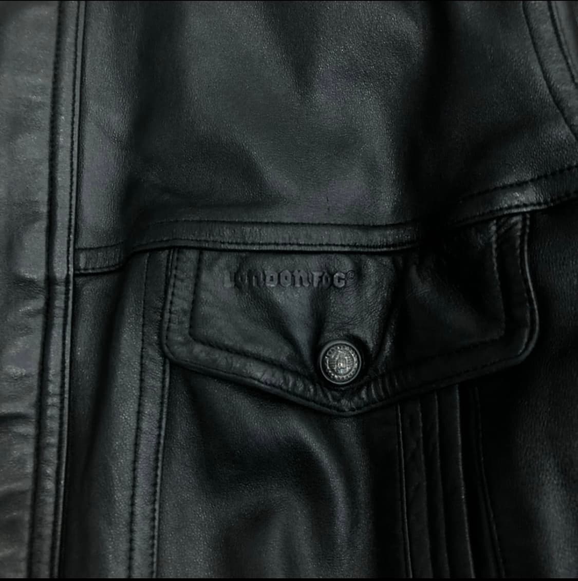 런던포그 레더 가죽 자켓 상품이미지3