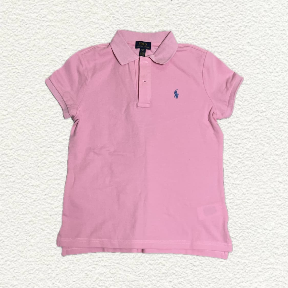 폴로 랄프로렌 핑크 M 폴로티 상품이미지1