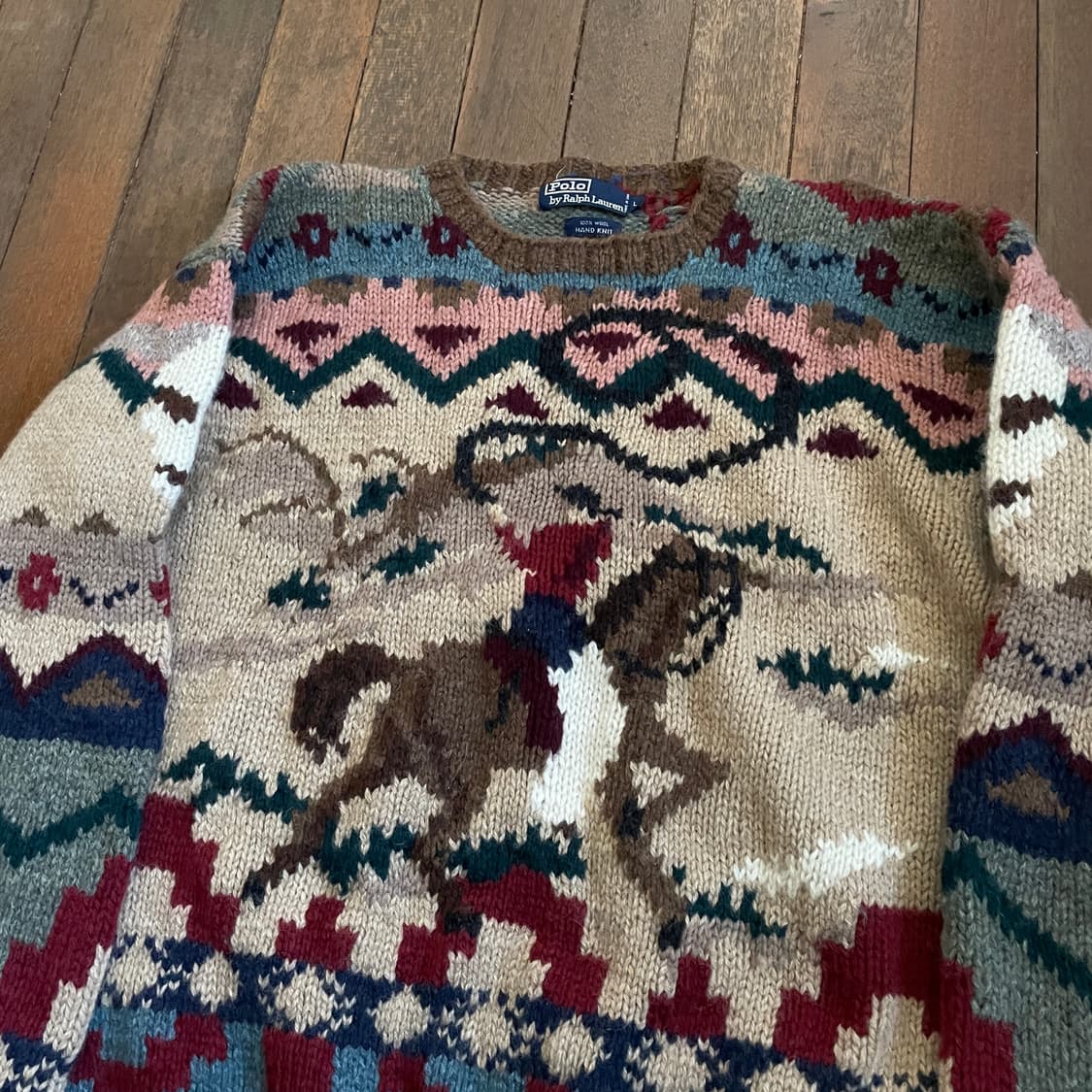 90’s 폴로 랄프로렌 칸예 웨스트 니트 상품이미지3