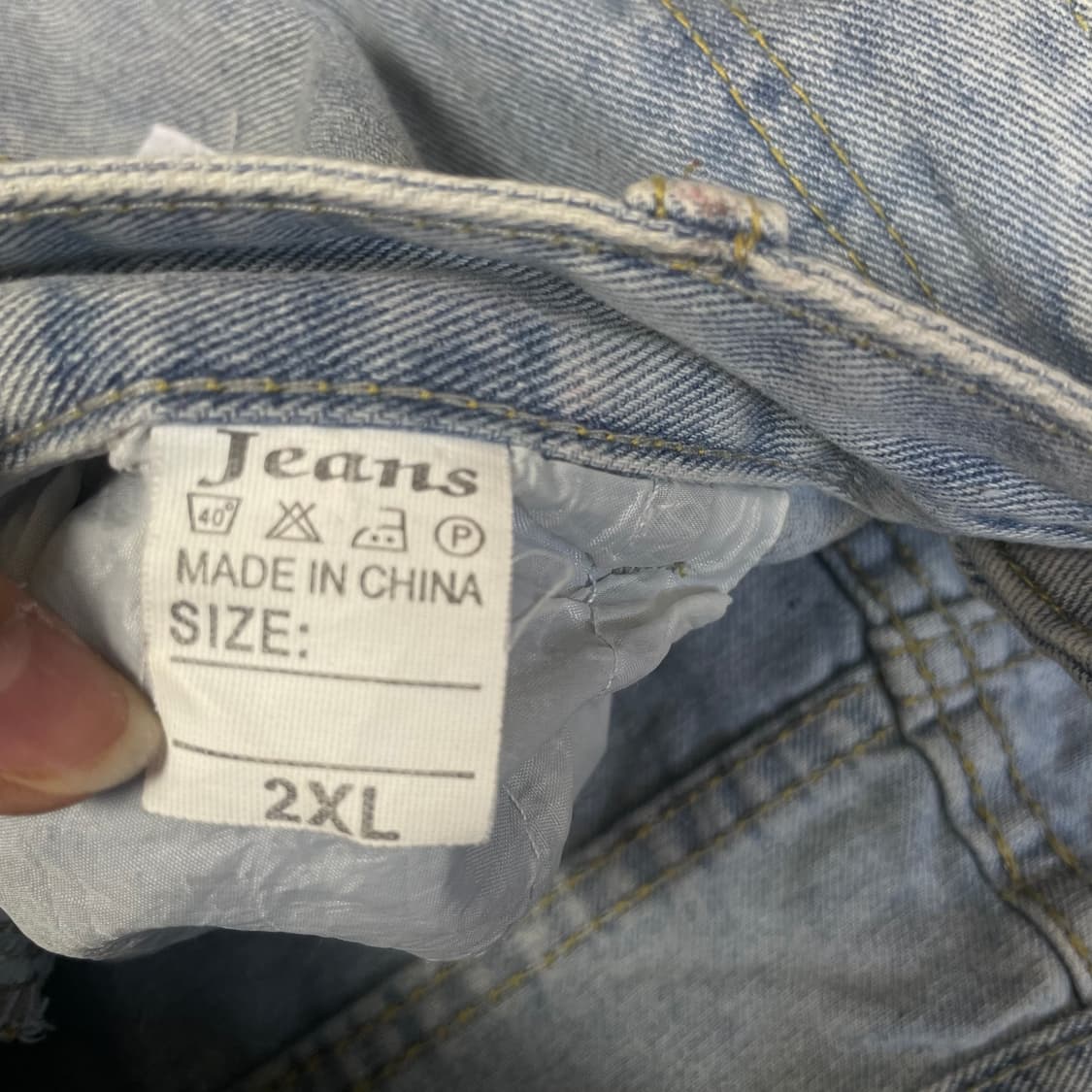  (33) F.A.SHION 연청 포인트 A라인 미니 스커트 2XL 상품이미지4