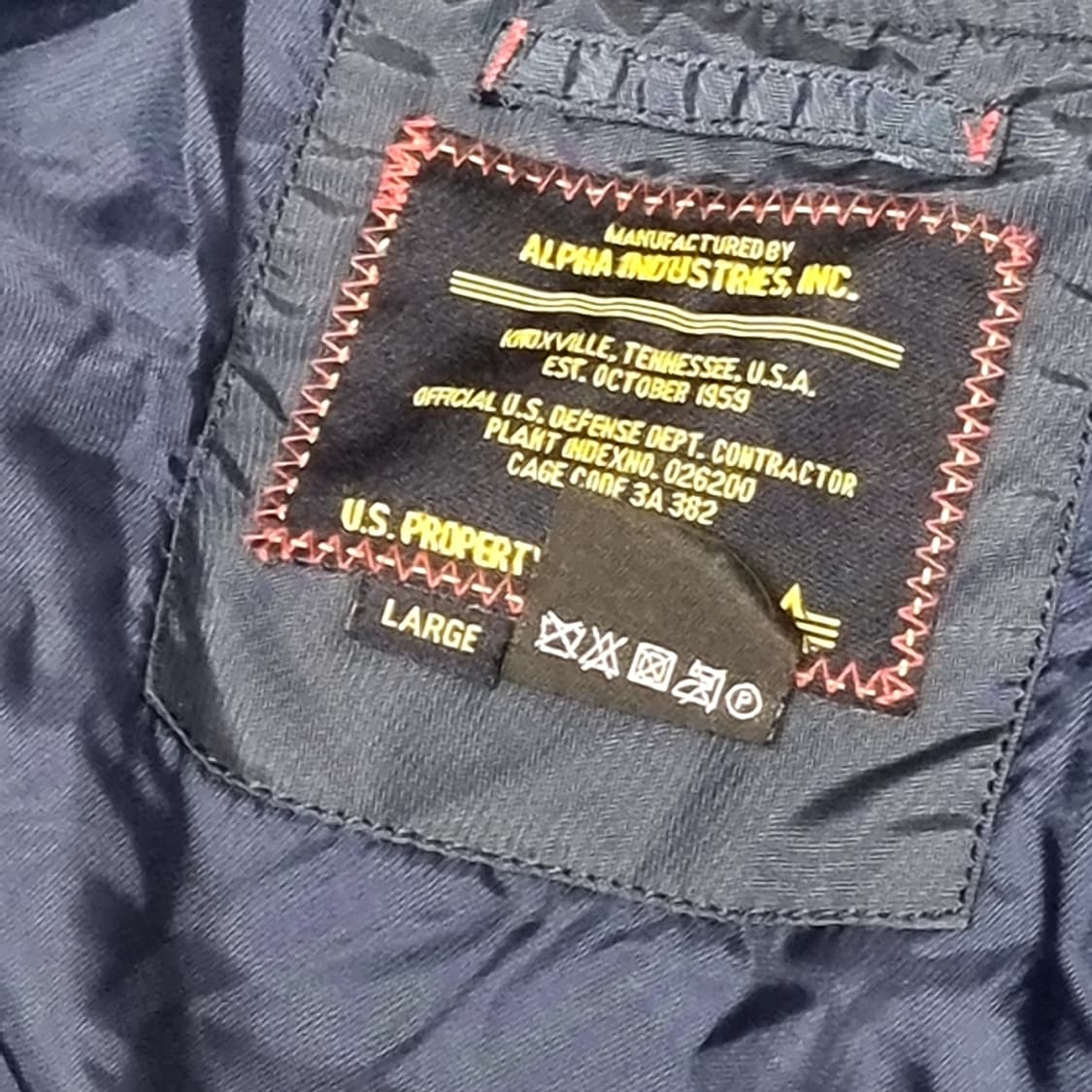 알파인더스트리 네이비 MA-1 탱커자켓(100-105) 상품이미지8