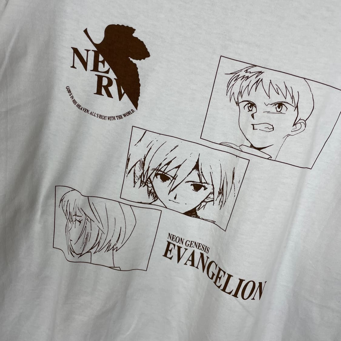 1997년도 에반게리온 주인공 프린팅 티셔츠 상품이미지3