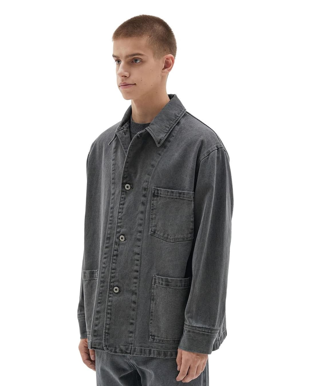 브라운야드 프렌치 워크 자켓, 그레이 (4/M, 새상품) 상품이미지8