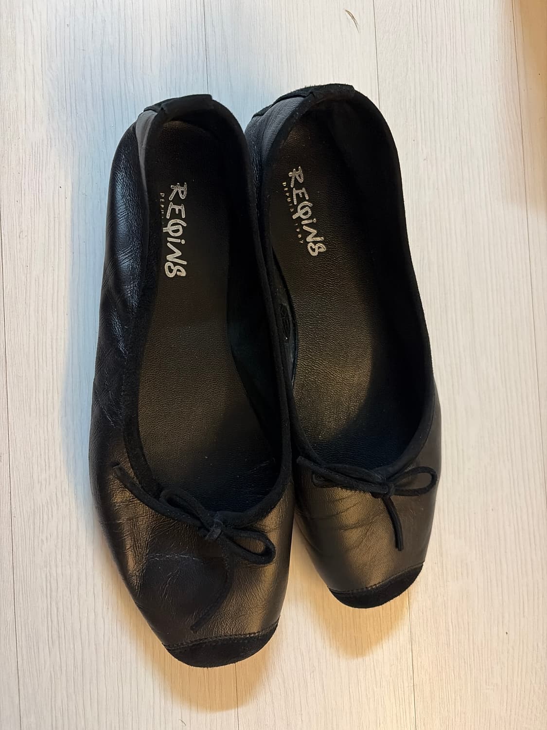 흐꺙 REIQINS 블랙 플랫슈즈 상품이미지1