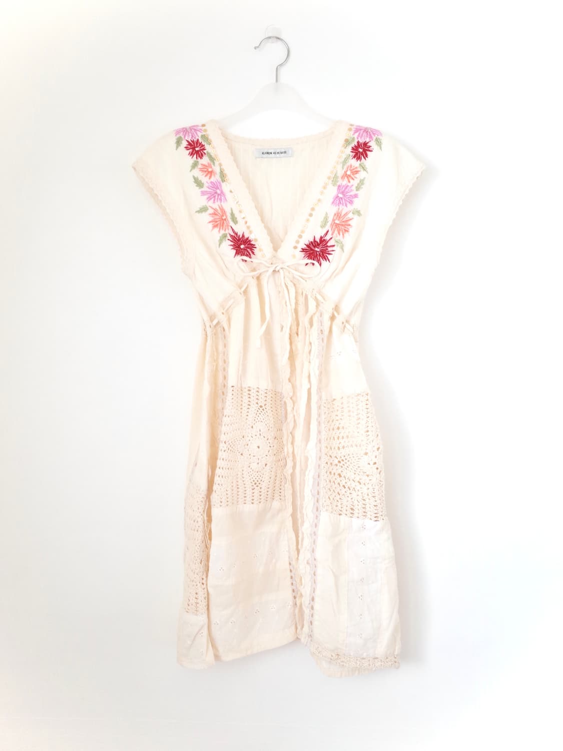 빈티지 플라워 크로셰 원피스 상품이미지7