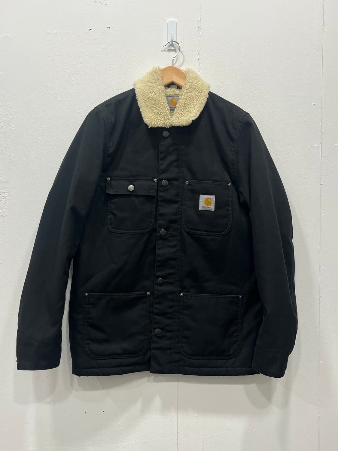 칼하트 wip 쉐르파 초어 워크자켓 S 블랙 상품이미지2