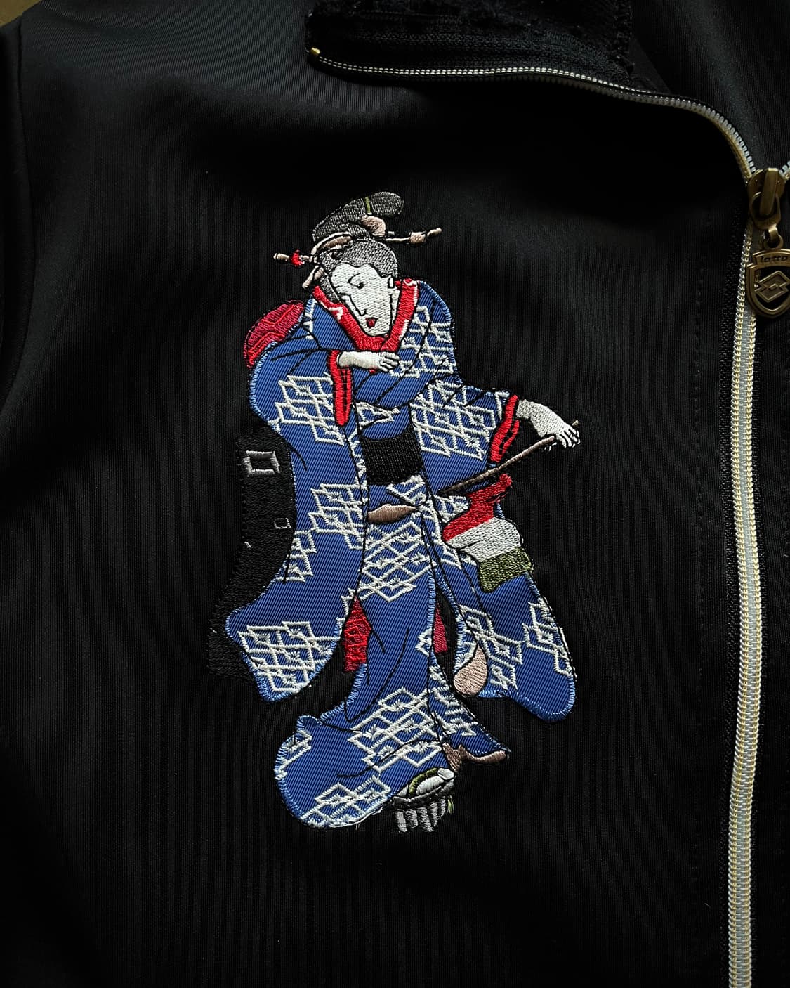 90-00s Lotto Japan Ukiyoe Emboridery JK 상품이미지6