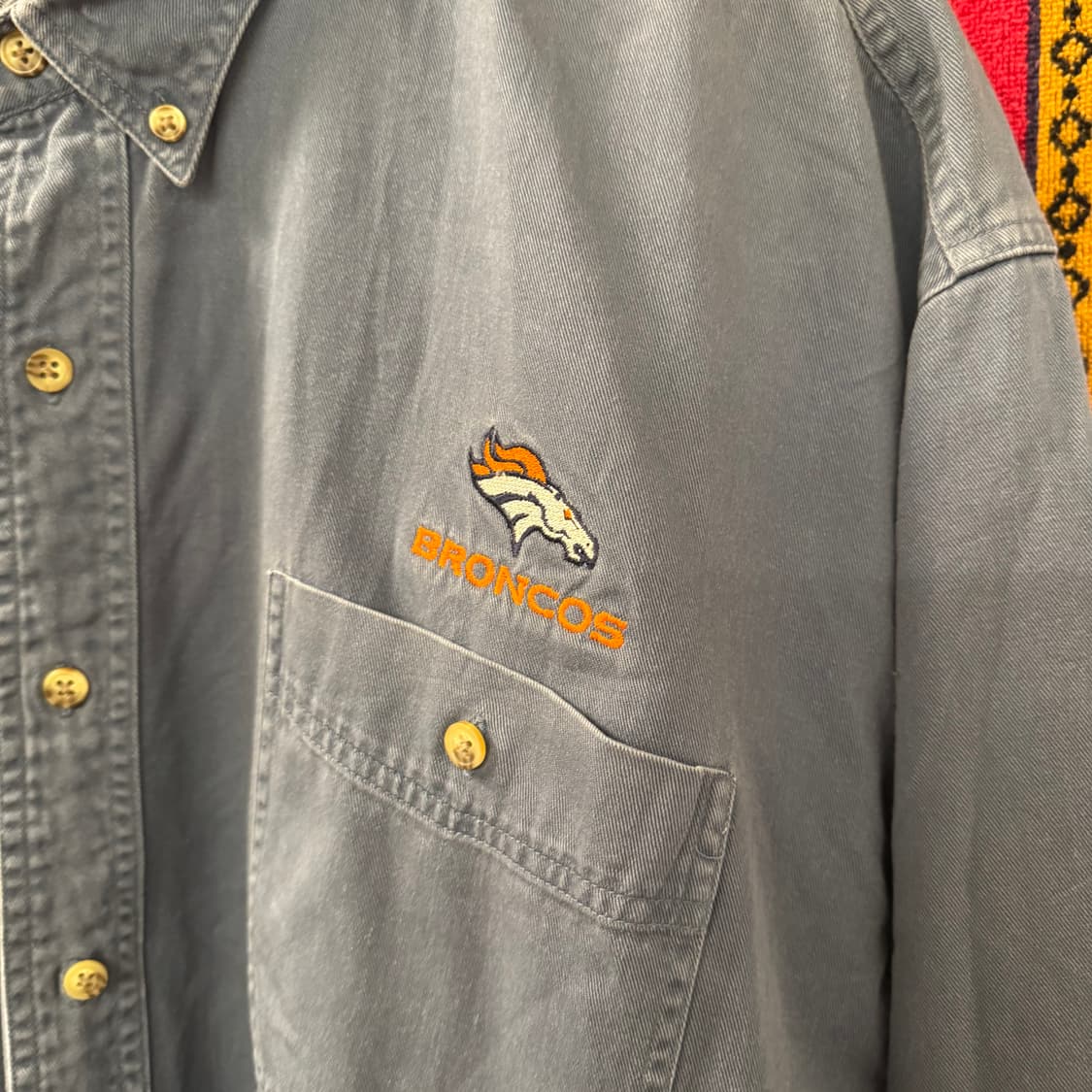 90s 리 스포츠 자수 셔츠 상품이미지3