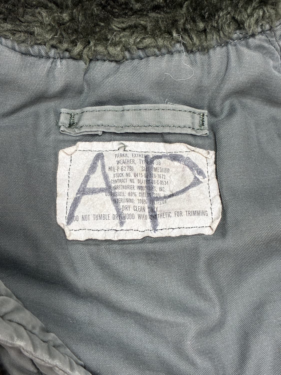 미군 N-3B 파카  상품이미지4