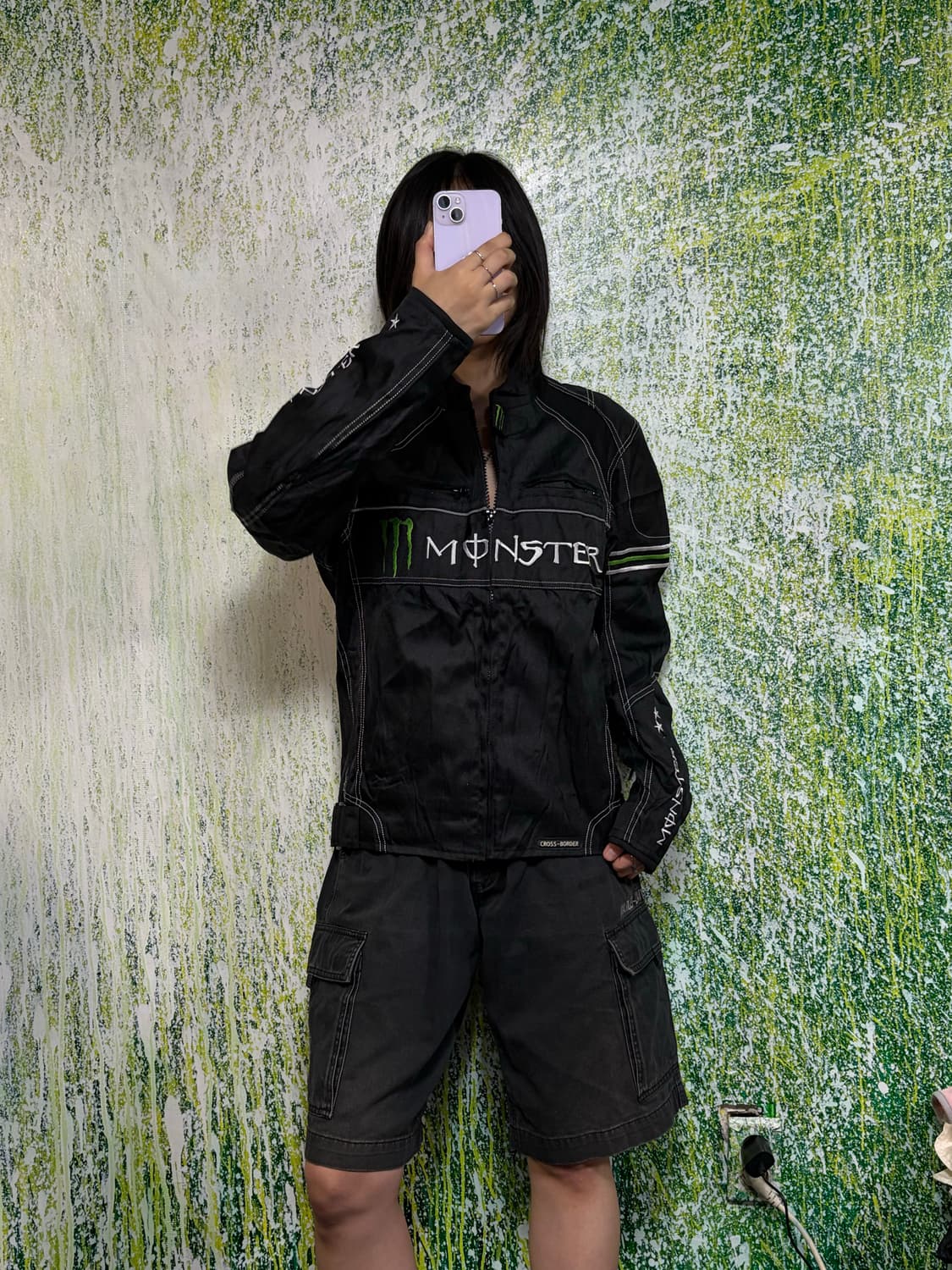 몬스터 에너지 바이크 자켓 모터사이클 레이싱 잠바 L 상품이미지3