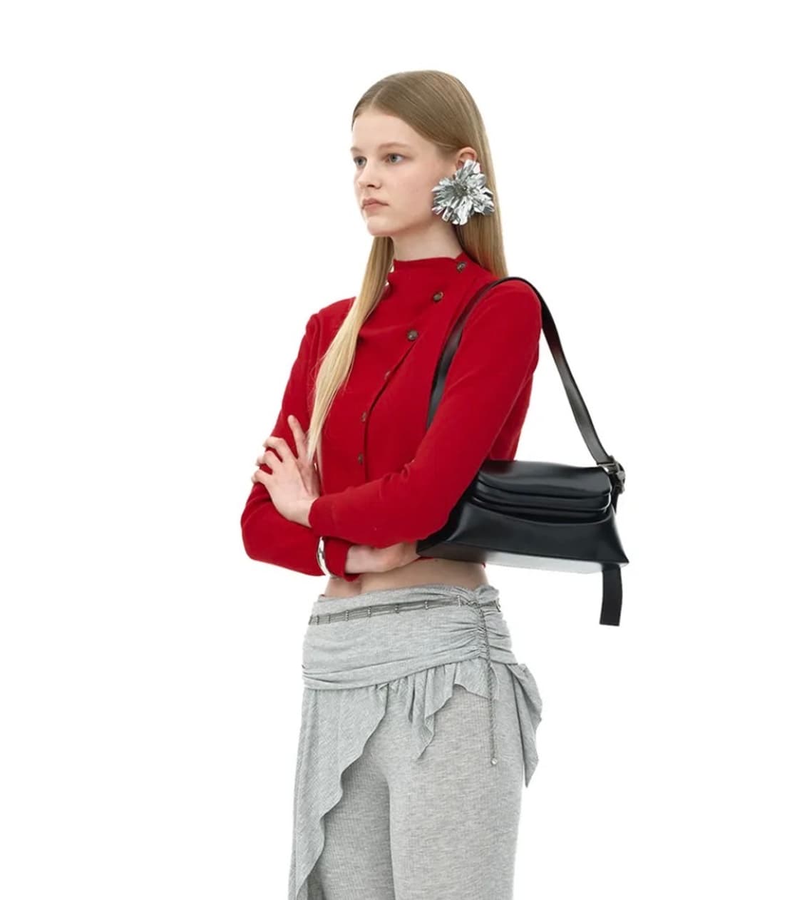 오소이 Folder Brot 폴더 블랙 백 숄더백 상품이미지6